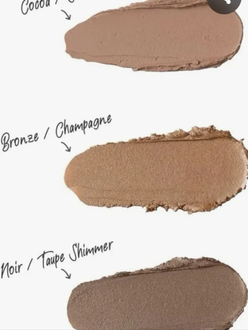 Doll10 Easy Eyes Shadow Liner Trio — Light Taupe, Warm Caramel, Deep Chocolate